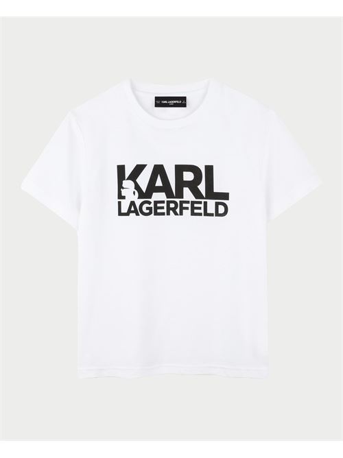 T-shirt ras du cou Karl Lagerfeld pour enfants KARL LAGERFELD | Z3043510P